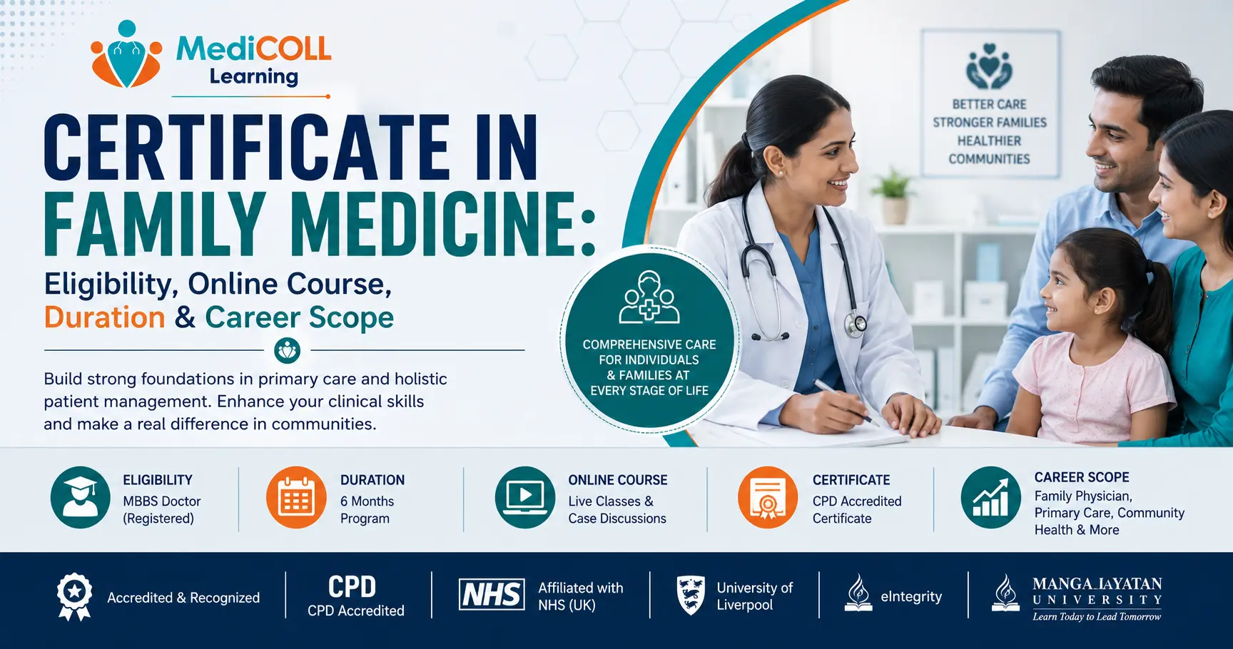 Certificate in Family Medicine: Eligibility, Online Course, Duration & Career Scope